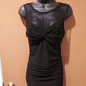 B2 Twenty One Black Sexy Prom Club Dress
